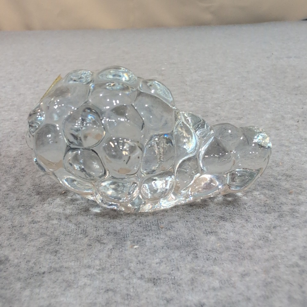 Vintage Clear Textured Art Glass Bubble Turtle Figurine Paperweight MCM - Picture 4 of 6
